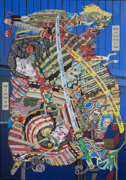 Duel bipolaire - a Paint Artowrk by Olivier Robert